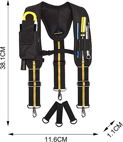 Werkzeuggürtel Hosenträger, Gepolsterte Werkzeuggürtel-Hosenträger Werkzeugweste Hosenträger Arbeit,