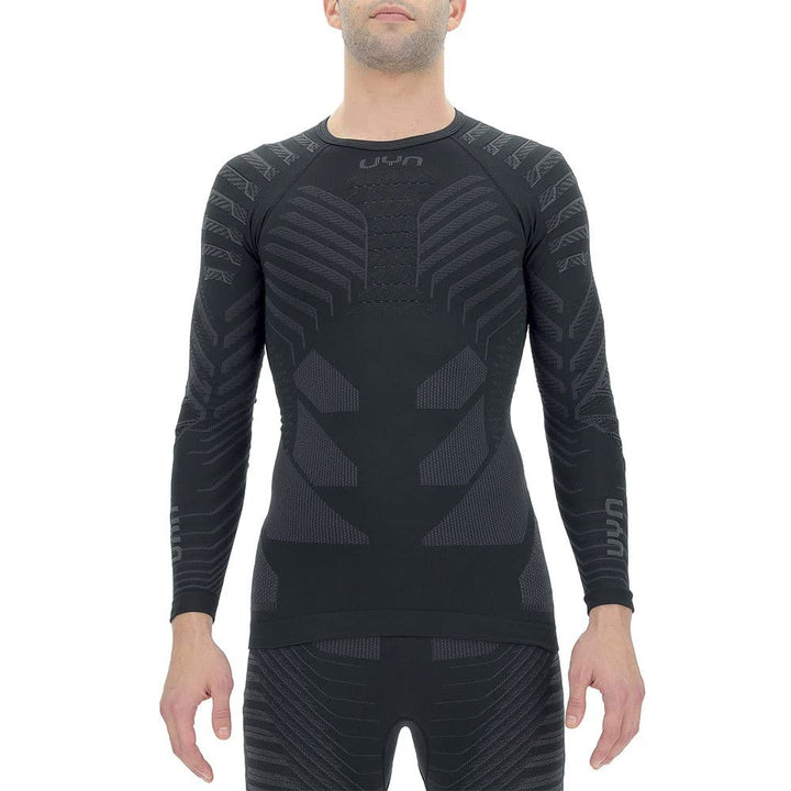 UYN Herren Resilyon Langarmshirt, Black/Anthracite, S/M