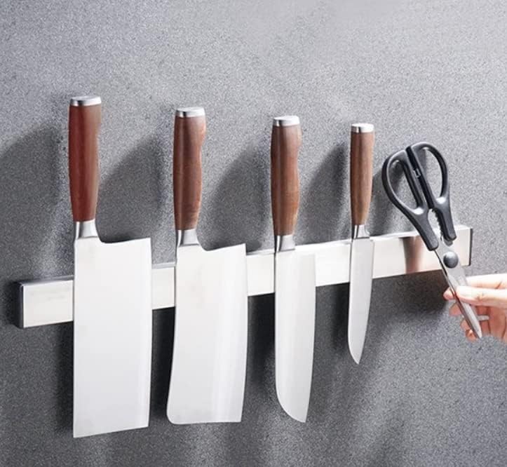 2er Set Magnetleiste selbstklebend 40cm - Messerleiste Edelstahl Ohne Bohren | Magnetschiene für Wer
