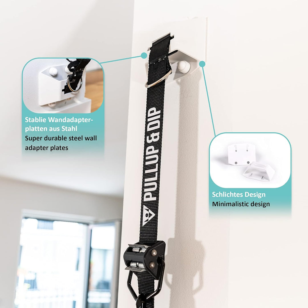 FREESIXD Schlingentrainer und Widerstandstrainer Set, Suspension Trainer für zu Hause und auf Reisen