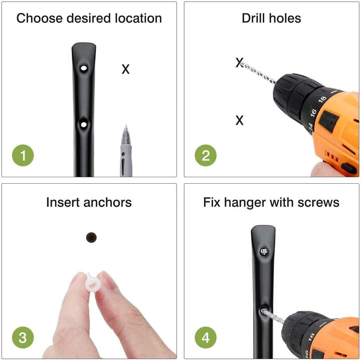 Vlio Wandhaken Garage Schwerlast-Gerätehalter Leiter Haken, Storage Hanger Organizer für Kajaks Leit
