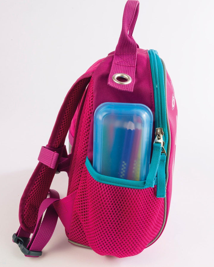 Eberhard Faber 577602 - Mini Kids Kindergartenrucksack in brombeer, Volumen ca. 7,5 Liter, Grösse ca
