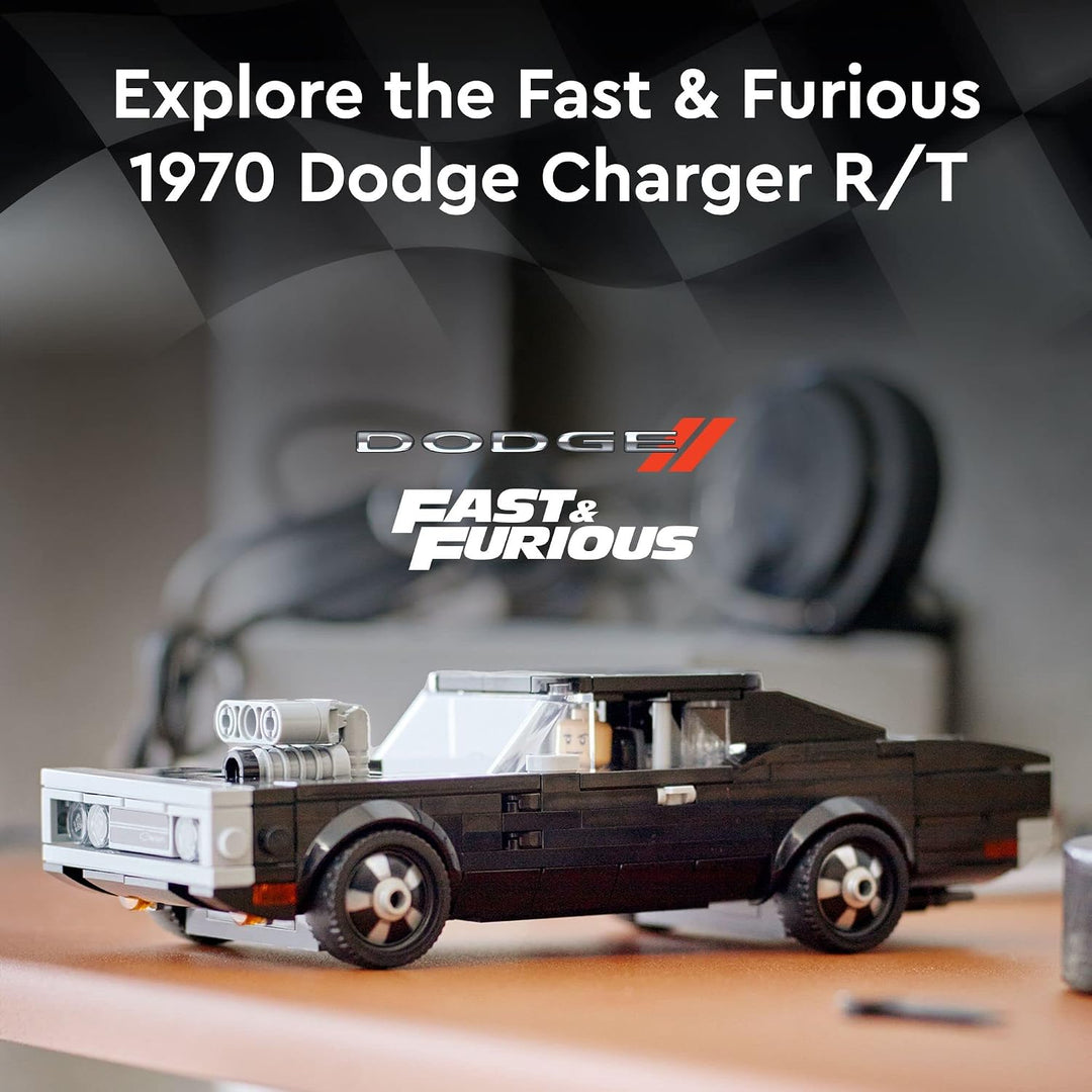 LEGO Speed Champions Fast &amp; Furious 1970 Dodge Charger R/T 76912, Spielzeug-Muskelauto-Modell-Set fü