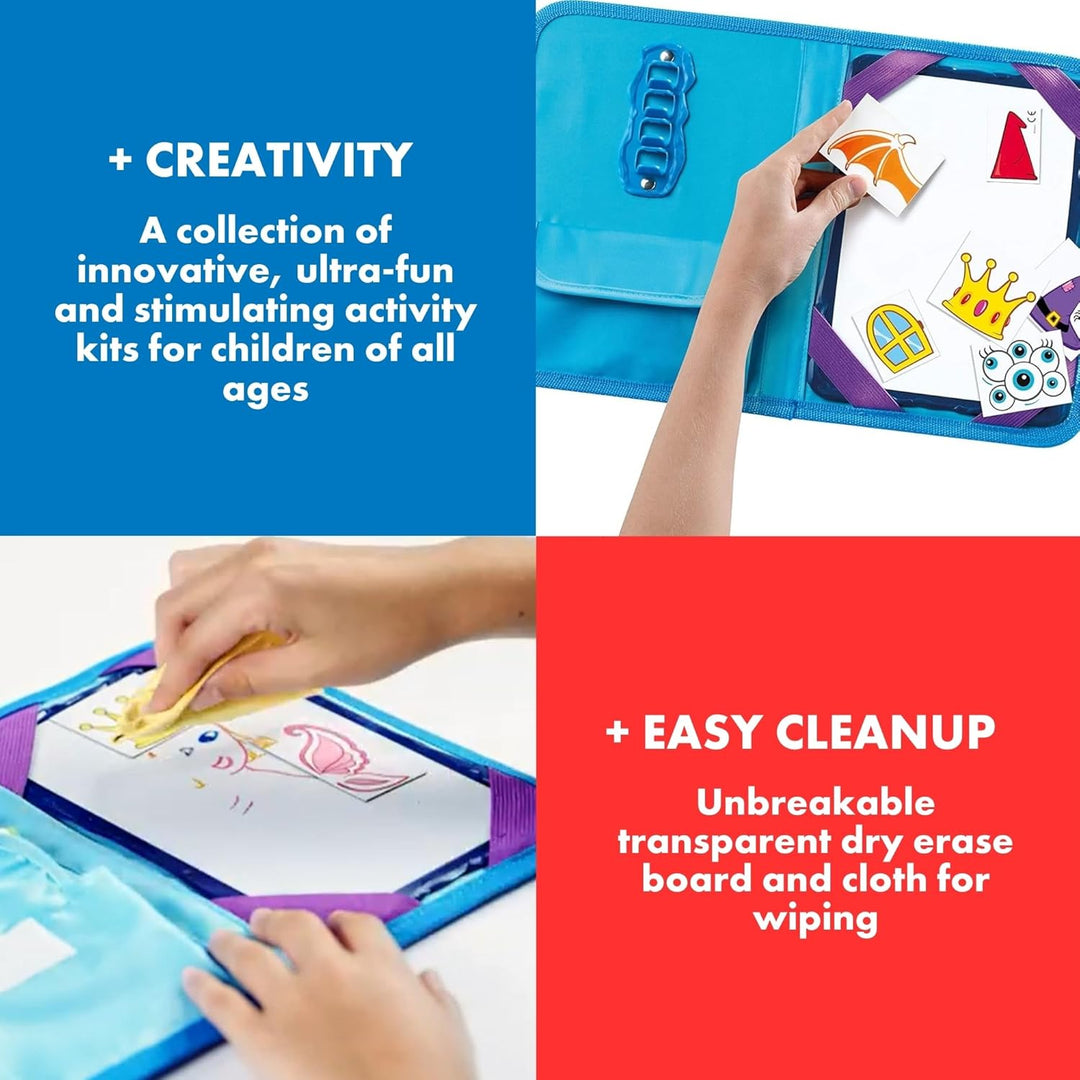 Maped 969311 CREATIV - Magnetische Tafel Travel Board Travel Board Prinzessinnen und Ritter, Travel