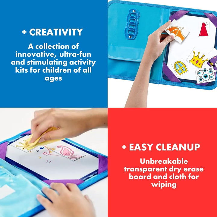 Maped 969311 CREATIV - Magnetische Tafel Travel Board Travel Board Prinzessinnen und Ritter, Travel