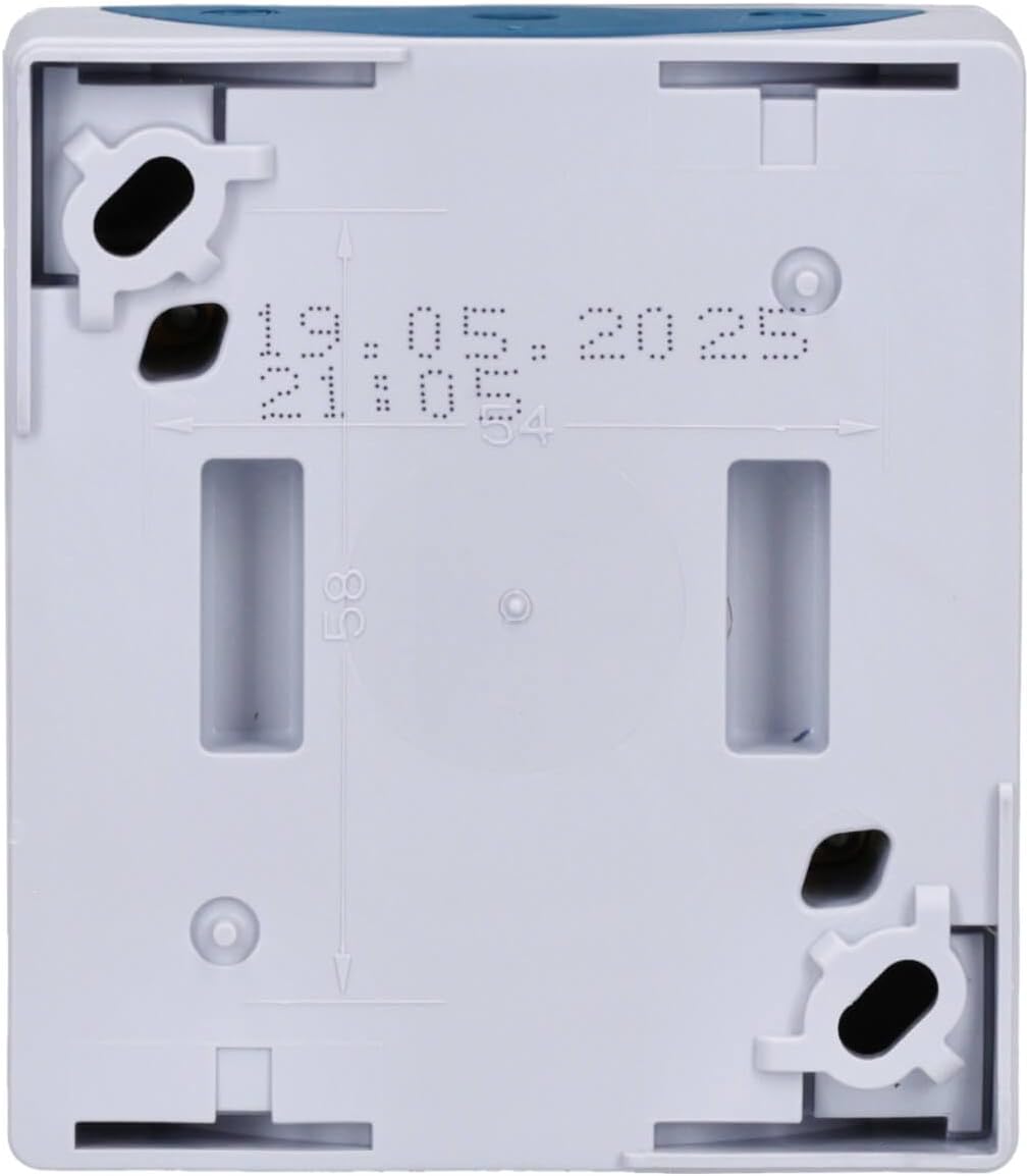Busch-Jaeger 2601/6 WN-53 Wippschalter Aus- und Wechselschaltung (Thermoplast) Grau ocean® (IP 44) 2