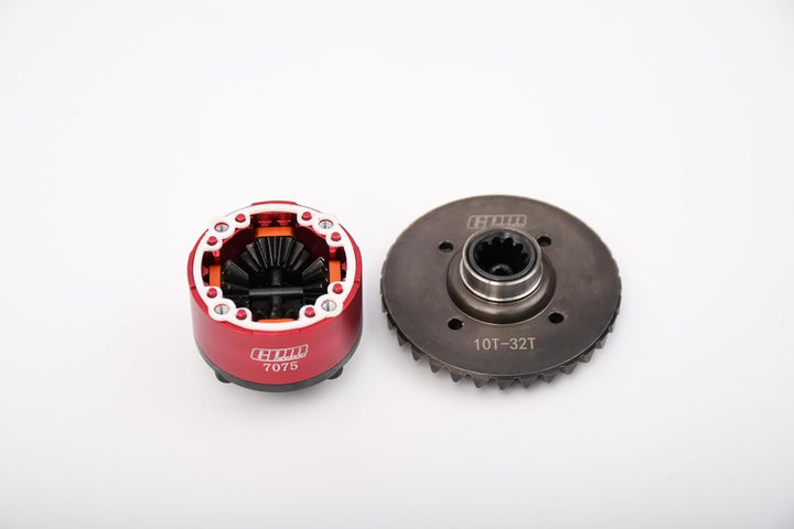 4140 Medium Carbon Steel + 7075 Aluminium Alloy Front & Rear Complete Differential for Traxxas 1:5 X