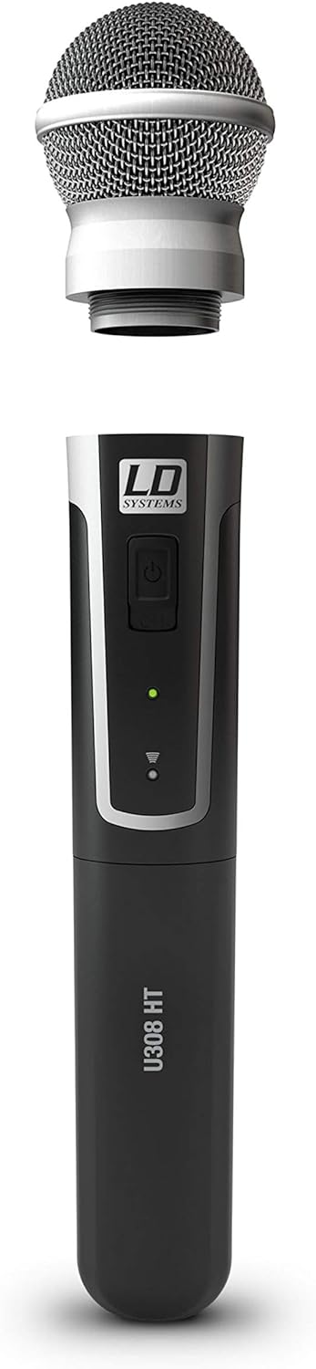 LD Systems U308 MD - Handmikrofon dynamisch - 823-832 MHz + 863-865 MHz 863 - 865 MHz+ 823 - 832 MHz