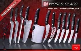 Miracle Blade World Class Messerset, 13-teilig