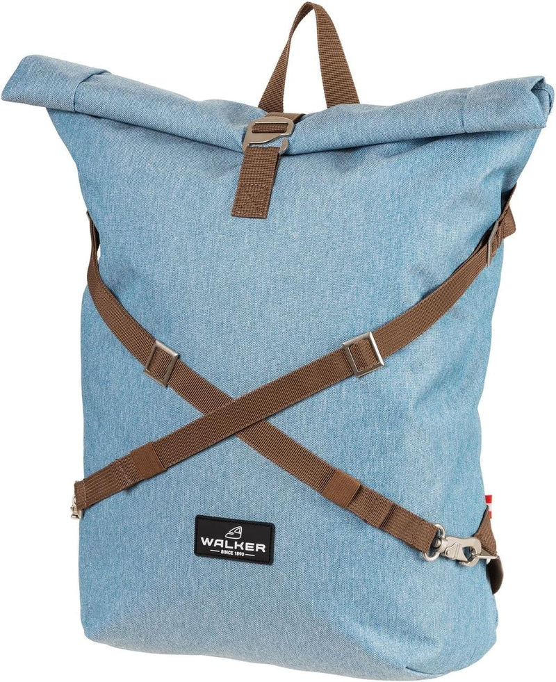 Walker 42158-073 - Rucksack Concept Y Washed Blue mit Hauptfach, Laptop-Fach, Rücken-Polsterung, ger