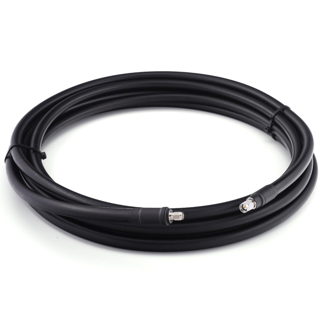 30m SMA Stecker auf SMA Buchse Antennenkabel – 8D-FB Ultra-Verlustarmes Ø11.1mm Verlängerungskabel (
