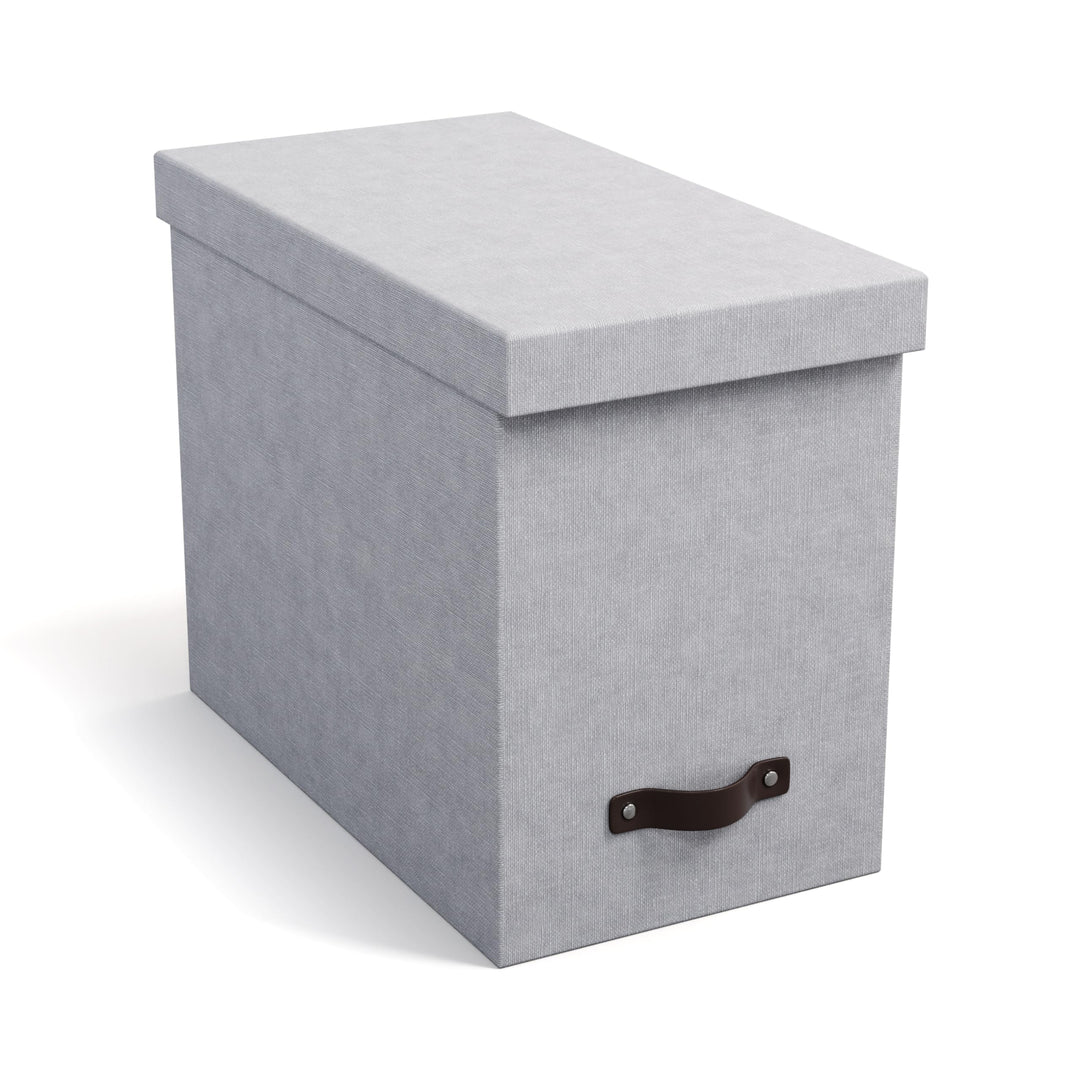 BIGSO JOHAN Hängeregisterbox A4 – Hängemappenbox mit Deckel und Griff – Schreibtischablage für Hänge