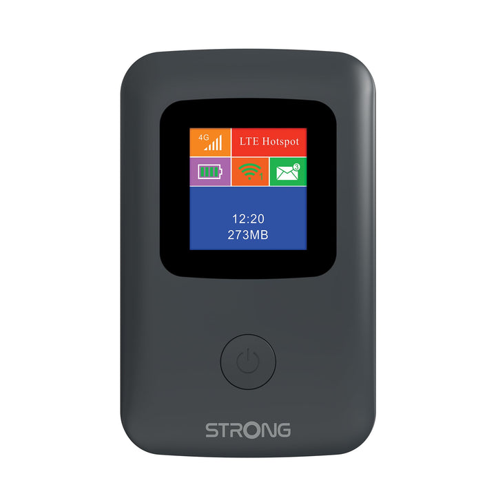 Strong 4G Mobiler Hotspot mit Display, tragbarer WLAN Router, 150 Mbit/s, ideal für Reisen, Messen u