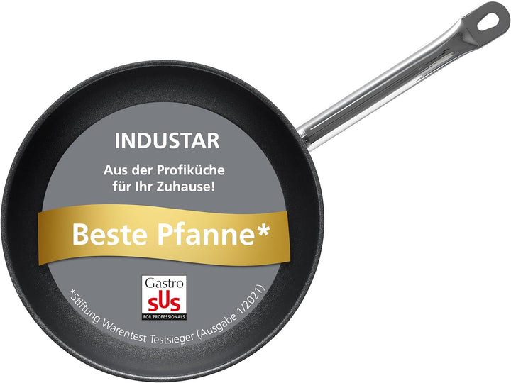 Schulte-Ufer GastroSUS Bratpfanne Industar mit DIAMAS Pro Beschichtung, Testsieger Stiftung Warentes