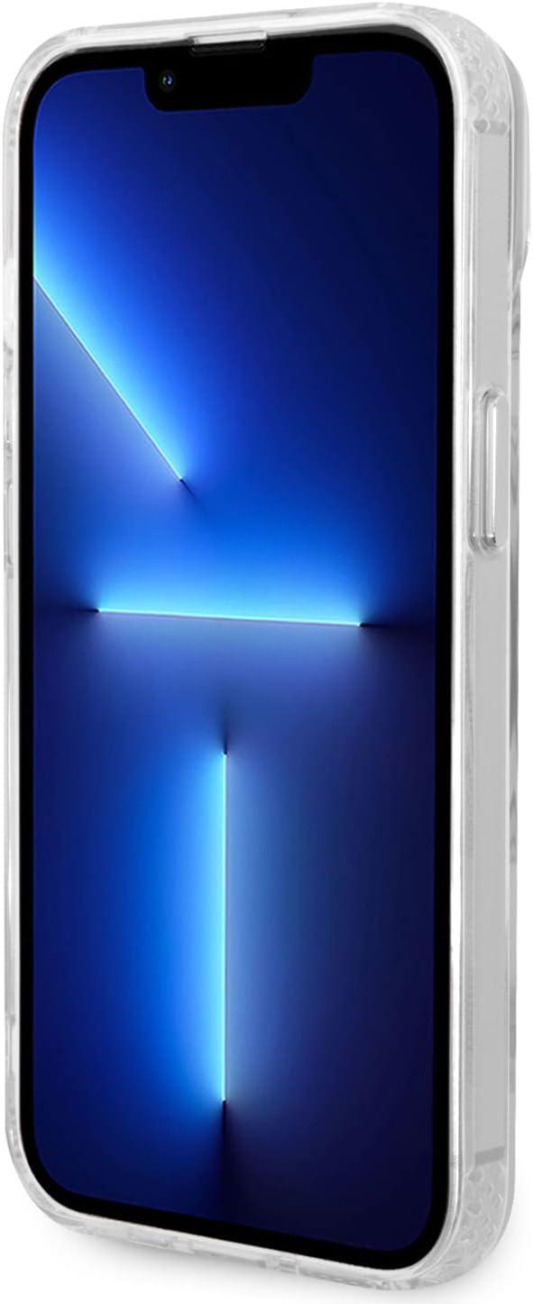 Guess GUHMP14SHTRMS Hülle für iPhone 14 6,1" Silber Hard case Metal Outline