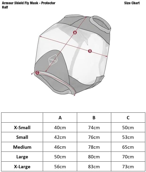 LeMieux Armour Shield Pro Fly Mask Standard Fliegenmaske XL navy, XL navy