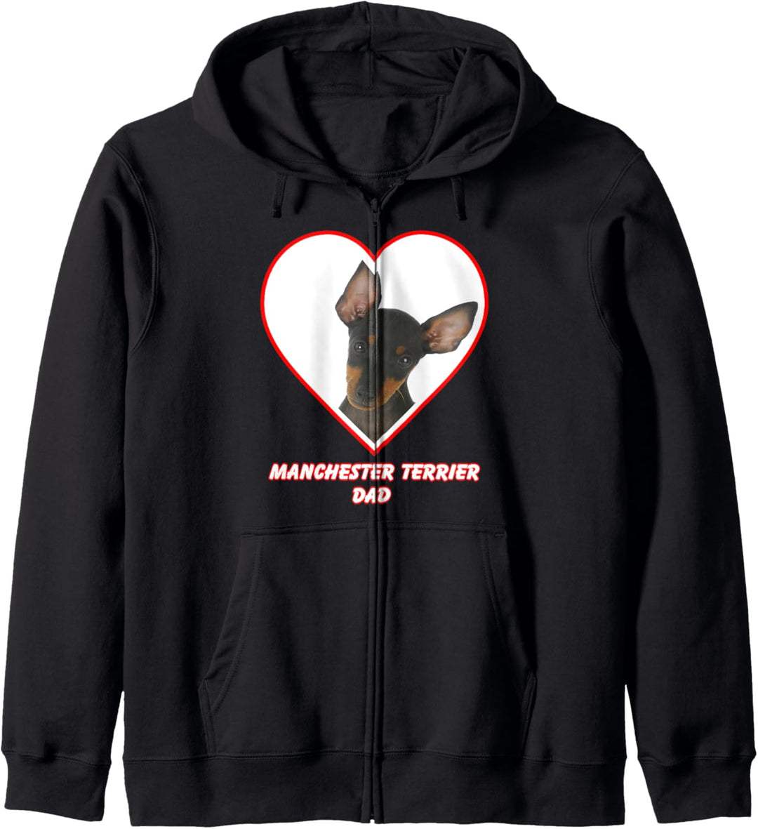 Manchester Terrier Dog Dad Kapuzenjacke