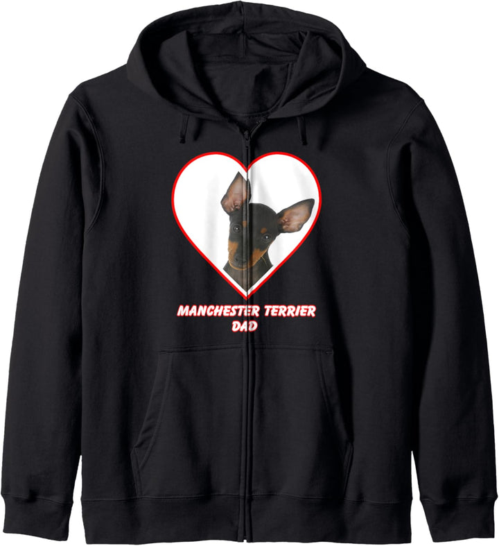 Manchester Terrier Dog Dad Kapuzenjacke