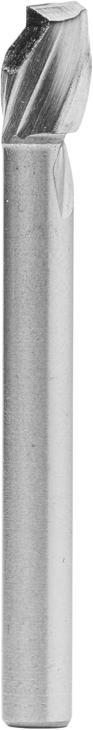 ENT 30011 Spiral-Bohrnutenfräser HS, Schaft (S) 8 mm, Durchmesser (D) 12 mm, NL 14 mm, Z1, GL 80 mm