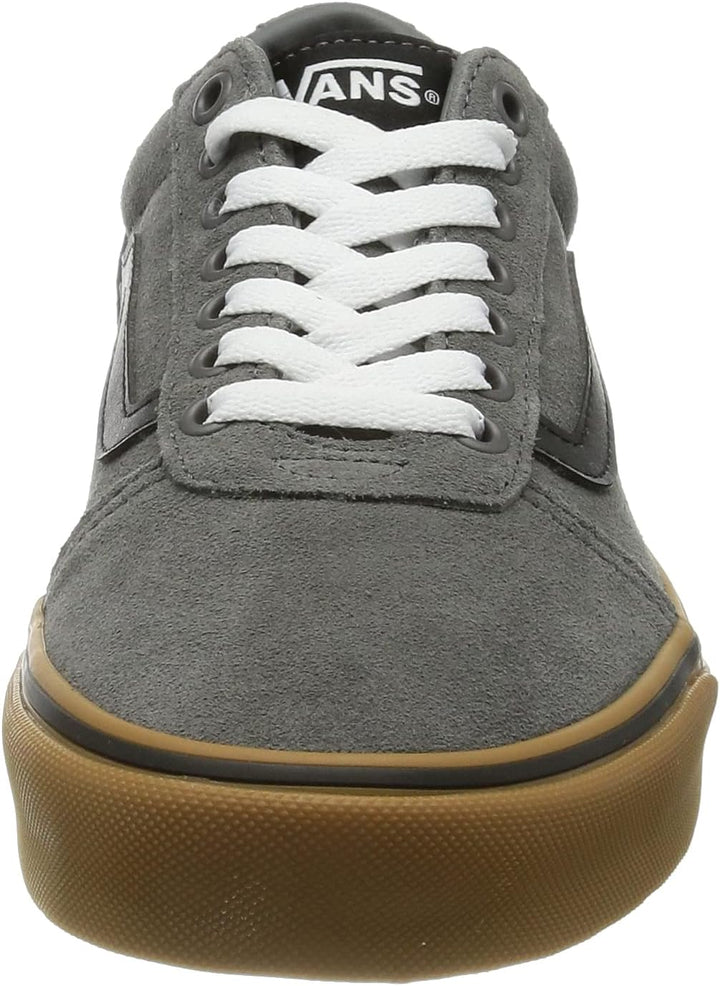 Vans Herren Ward Sneaker 39 EU Suede Pewter Gum, 39 EU Suede Pewter Gum