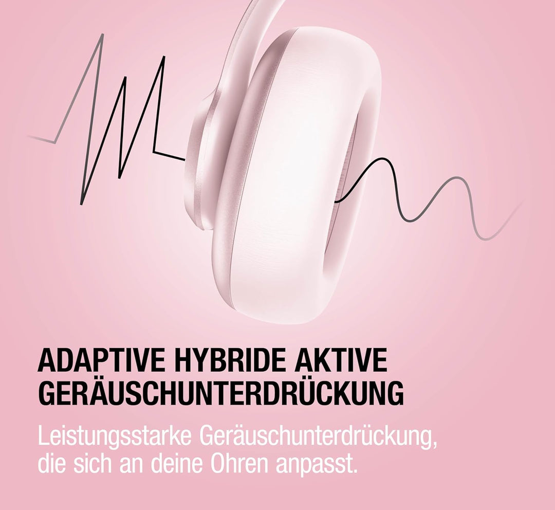 Fresh 'n Rebel Clam Ace 2, ANC-Kopfhörer, Hybrid Active Noise Cancelling, Ambient-Sound-Modus, Multi