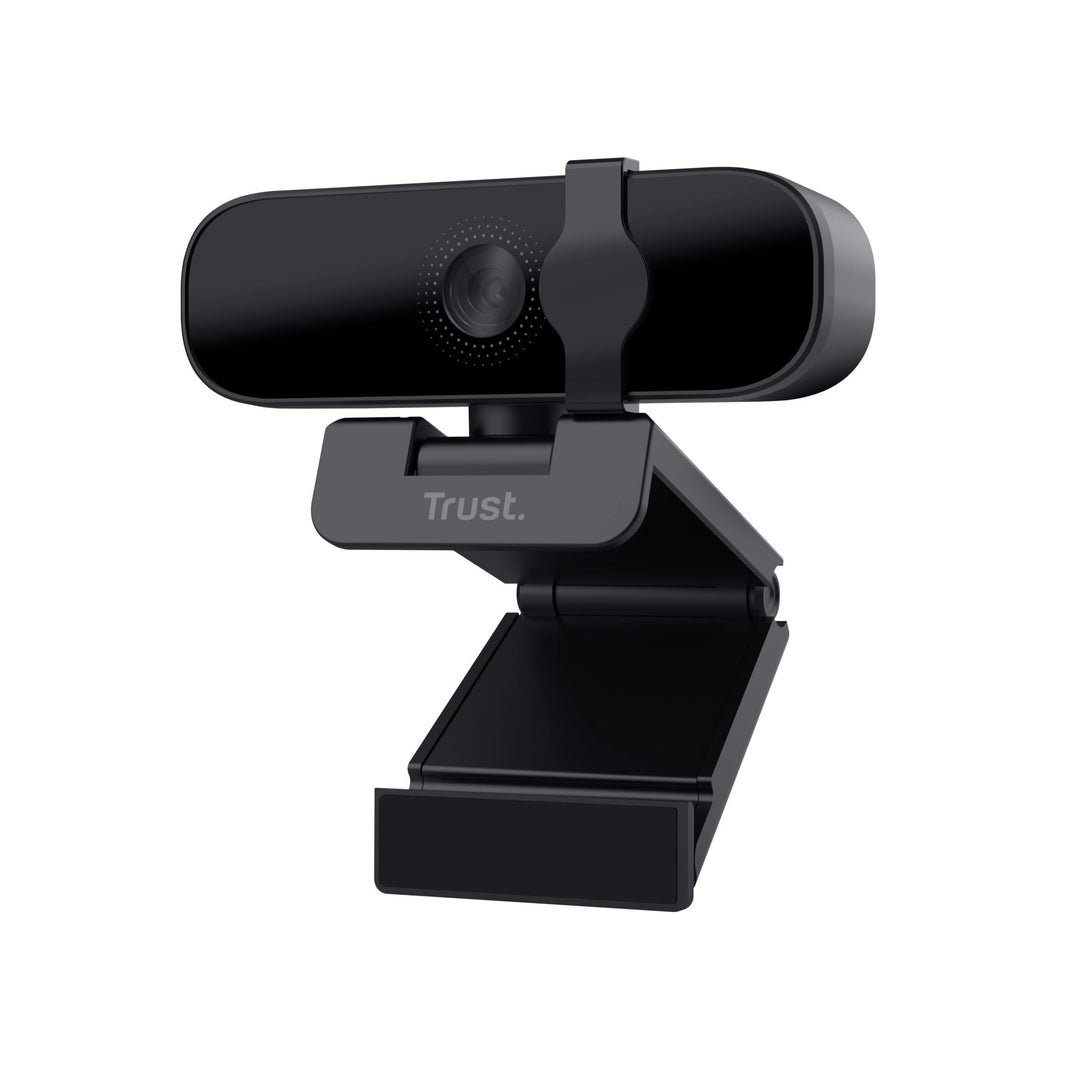 Trust Tanor 1080p Webcam PC, Full HD USB Web Cam mit Blickschutzfilter, PC Kamera mit Mikrofon, Fixf