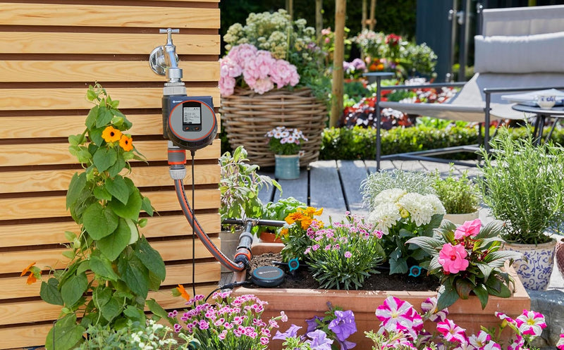 Gardena Bodenfeuchtesensor: Automatische Bewässerung, direkt auf der Rasenfläche einsetzbar, 5 m lan