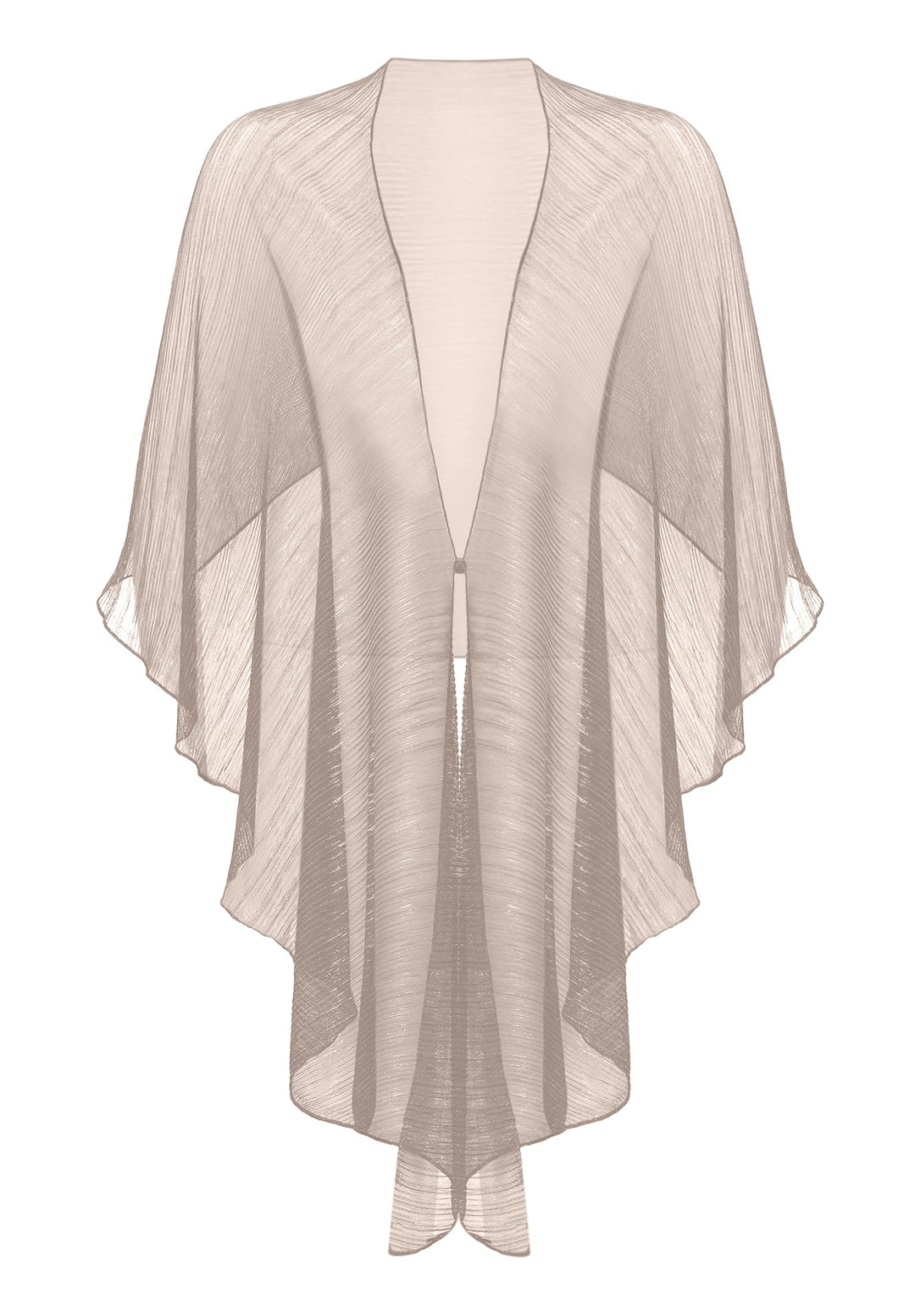 Vera Mont Damen Cape im Glitzer-Look Standard Einheitsgrösse Rosé/Silver, Standard Einheitsgrösse Ro