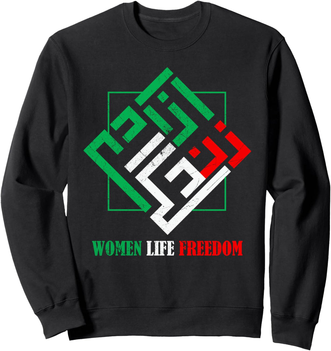 Zan Zendegi Azadi Persian Woman Life Freedom Sweatshirt