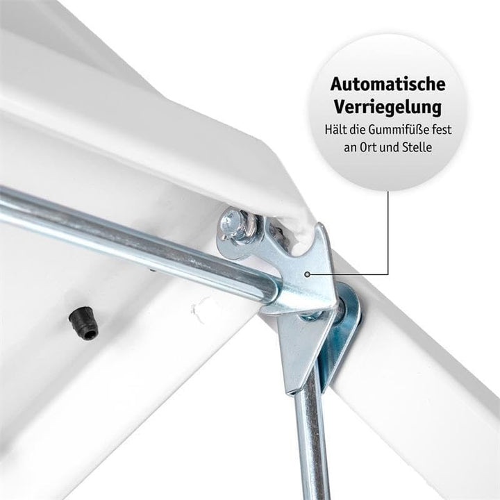 Lefeld 2-Stufige Trittleiter klappbar Klappstufen Klapptritt Stehleiter Leiter faltbar Tritthocker T