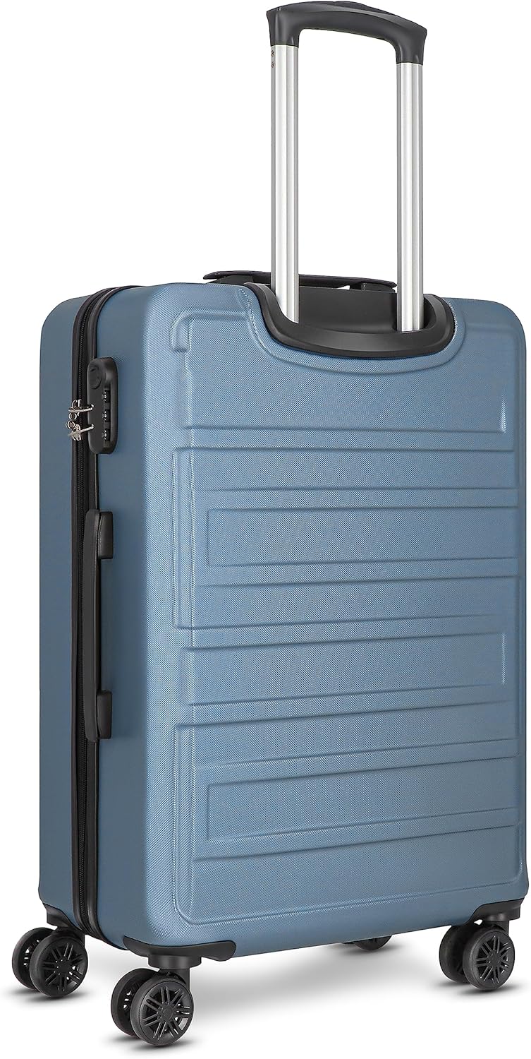 Worldpack New York 2.0 Koffer Set-Gross | Trolley mit 4-Rollen und Zahlenschloss - Hartgepäck mit Wä