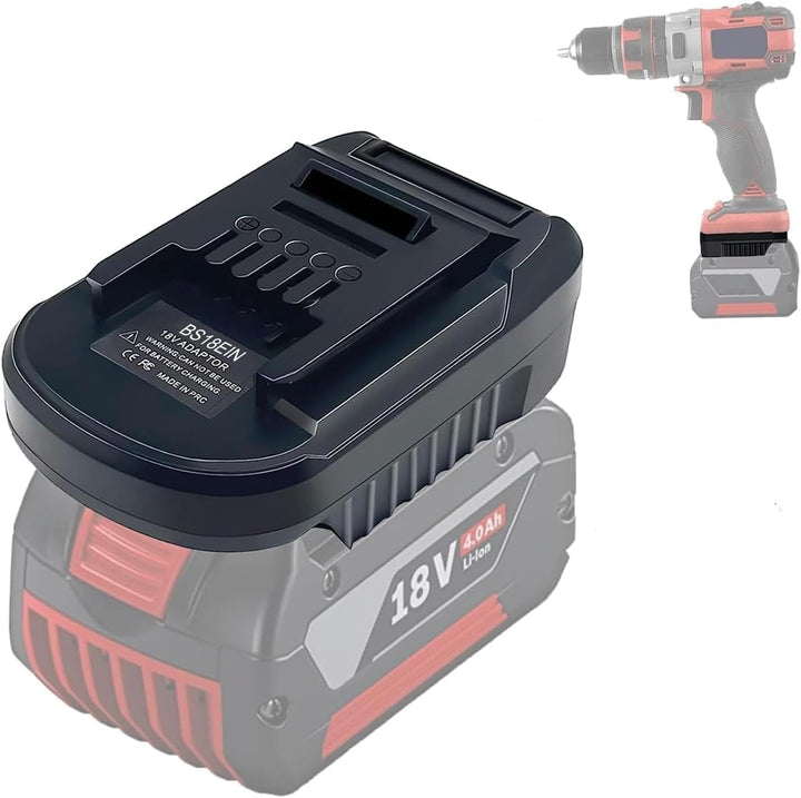 BS18EIN für Bosch auf für Einhell Akku-Adapter, Batterieadapter für Bosch Professional 18V System Ak