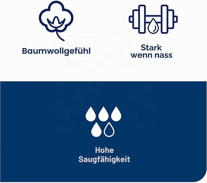 Tork Küchen Reinigungstücher Weiss W4, extrem saugfähig, 4 × 75 Tücher, 473179