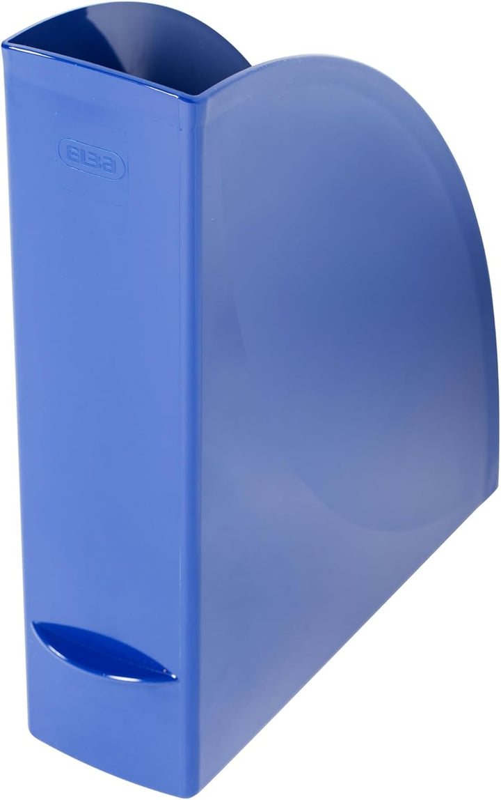 ELBA Stehsammler aus Kunststoff, für A4, blau, 4er Pack, blau