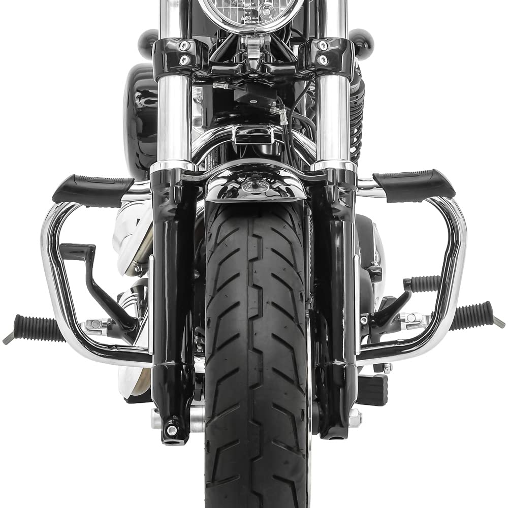 Sturzbügel für Harley Davidson Sportster 1200 CA Custom 13-16 Mustache Chrom