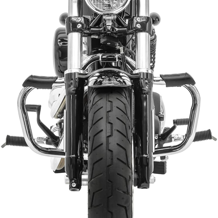 Sturzbügel für Harley Davidson Sportster 1200 CA Custom 13-16 Mustache Chrom