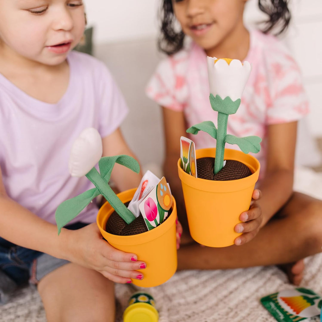 Melissa und Doug | Let's Explore | Blumen und Gartenspielset mit Blumen, die ihre Farbe ändern (16 T