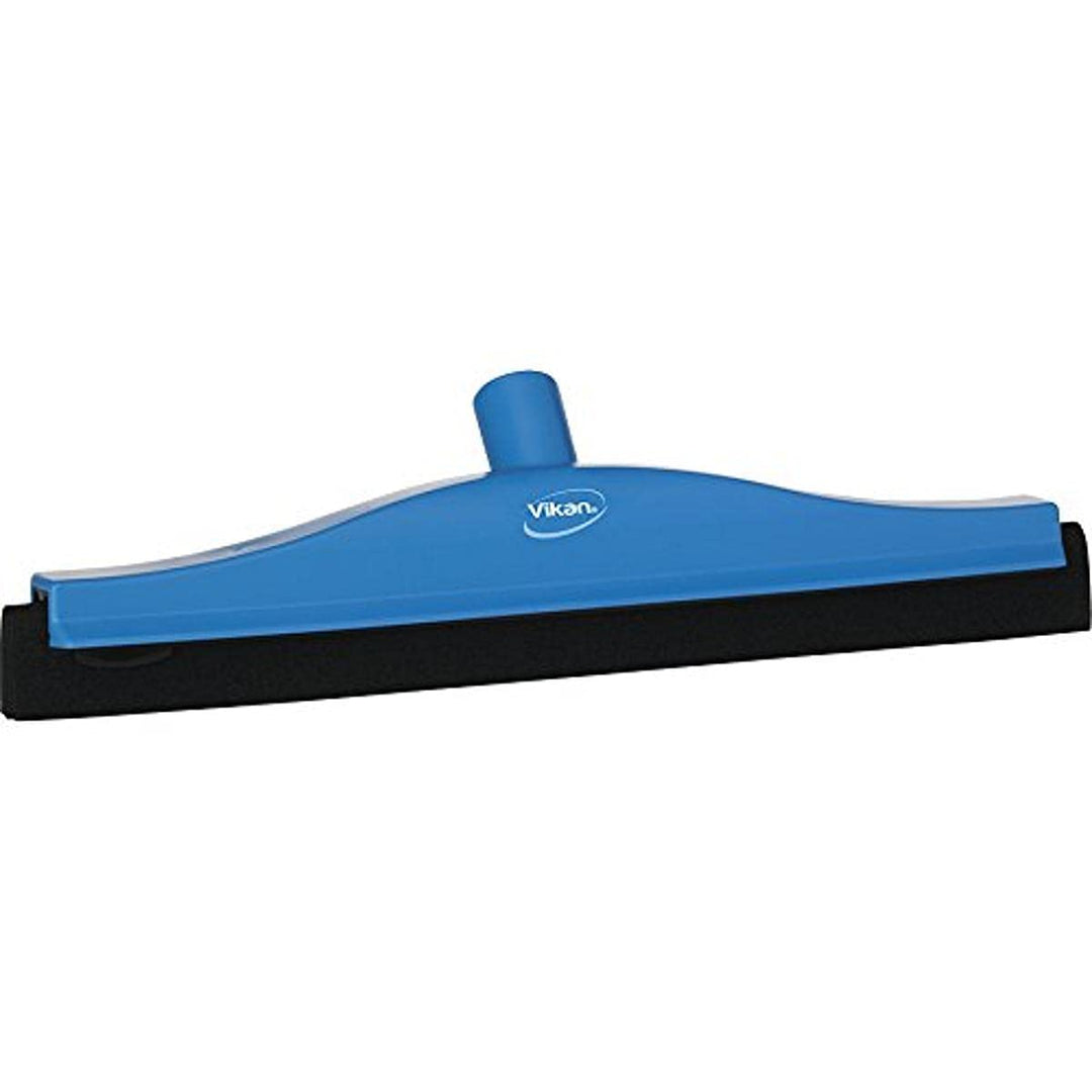 Vikan 77523 Foam Rubber Polypropylene Frame Fixed Head Squeegee, 16", Blue 40cm Blau, 40cm Blau