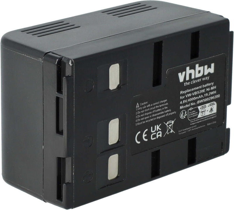 vhbw Akku kompatibel mit Panasonic NV-VX55EG, NV-A1/E, NV-A3/E, NV-CS1/E, NV-R10/E, NV-S85/E Videoka