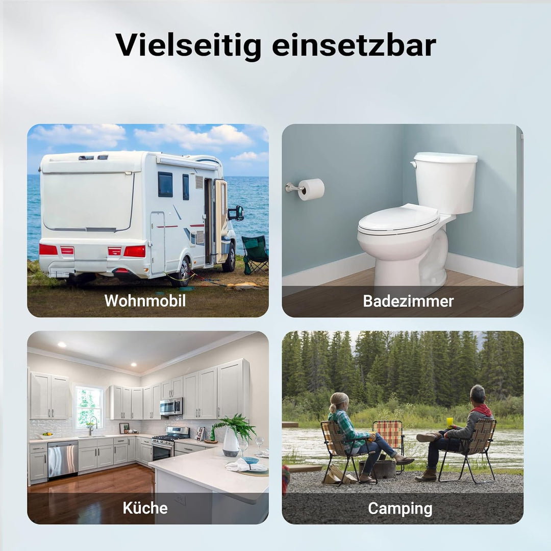 Wiltec Camping Trittstufe bis 150 kg Tritthocker klappbar aus Stahl Trittleiter mit 1 Stufe 740 x 47