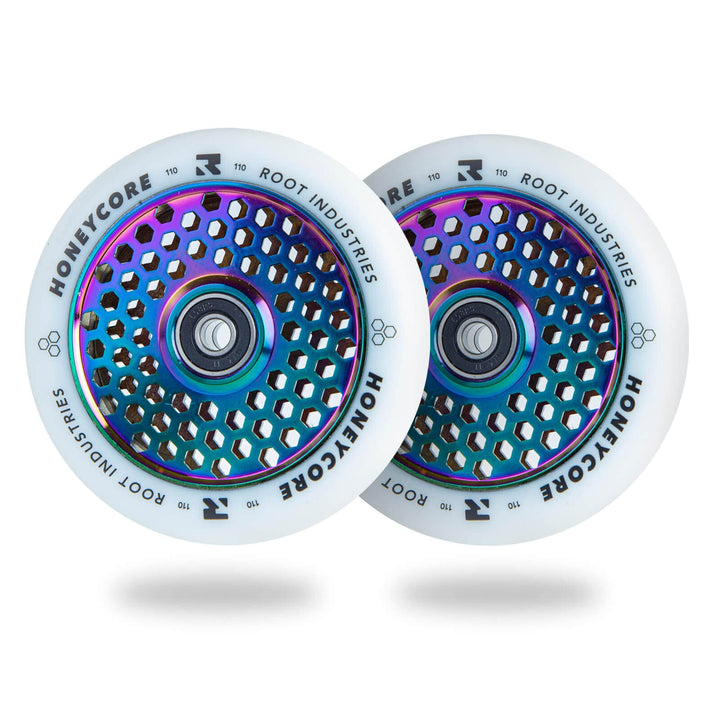 Root Root Unisex – Erwachsene Honeycore Scooter-Räder, Neochrome, 110mm Root Root Unisex – Erwachsen