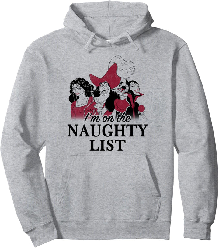 Disney Villains Weihnachten I'm On The Naughty List Pullover Hoodie