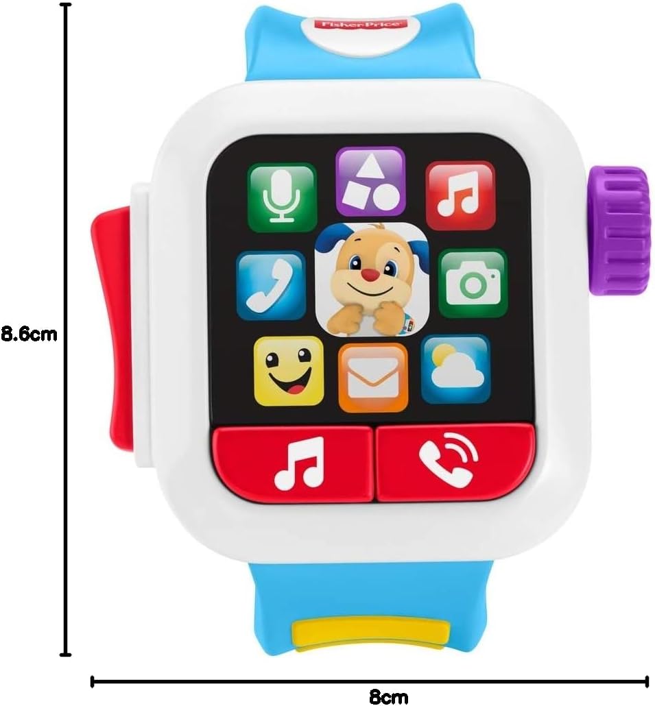 Fisher Price GJW10 GNK88 - Lernspass Smart Watch, Musikspielzeug für Babys ab 6 Monaten Deutschland