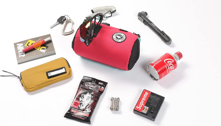 ULAC - Coursier Bike Handlebar Bag | 2,7 L | 20cm x 12cm | Befestigung am Lenker | Für Handy, Flasch