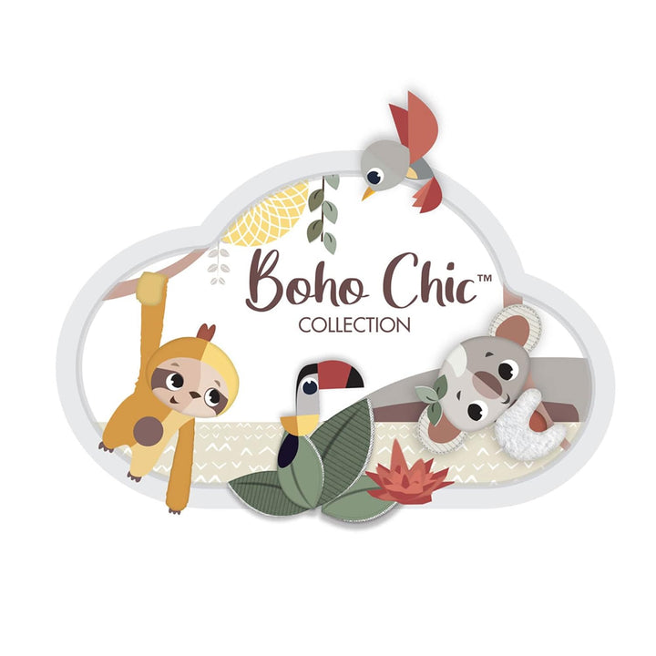 Tiny Love Boho Chic XL Super Mat, Extra grosse Spieldecke, Weiche Babymatte, Mit Holzspielzeug, 0m+