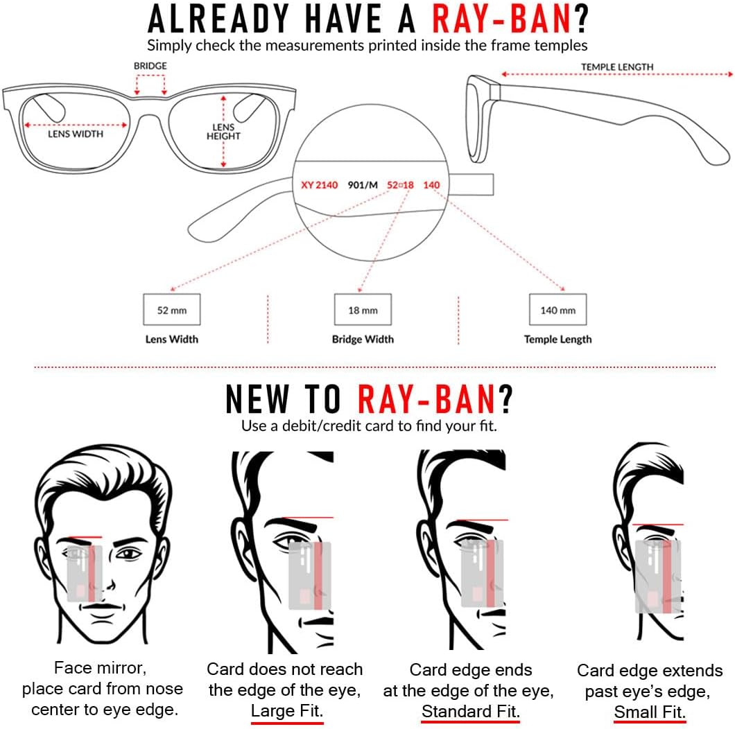 Ray-Ban Herren 0RB2198-902/R5-56 Sonnenbrille, Havana, 56