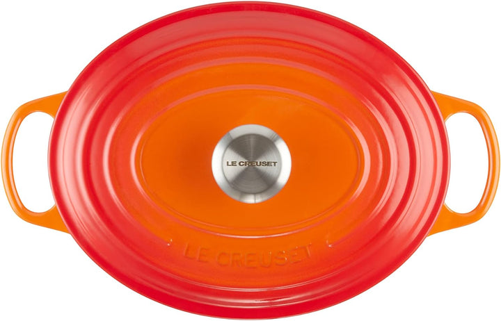 Le Creuset Signature Gusseisen-Bräter mit Deckel, Ø 29 cm, Oval, Für alle Herdarten und Induktion ge