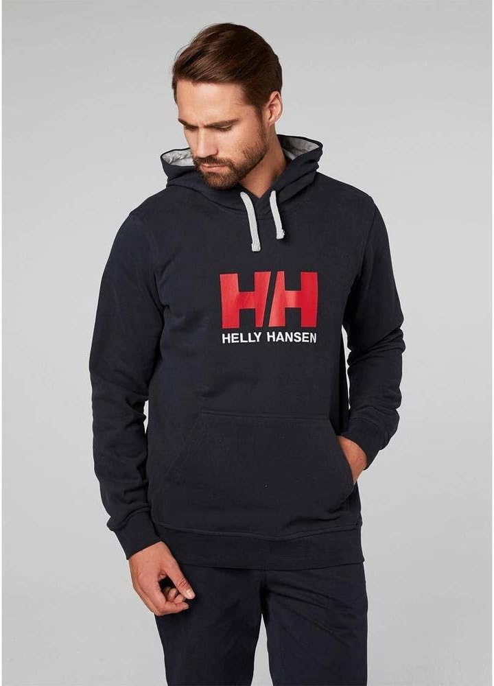 Helly Hansen Men's HH Logo Hoodie L Marineblau, L Marineblau