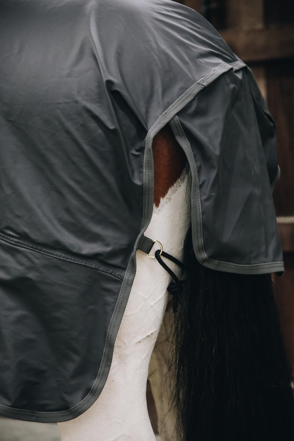 Kentucky Horsewear Horse Rain Coat Regendecke, Grösse:125-140, Farbe:grau 125-140 grau, 125-140 grau