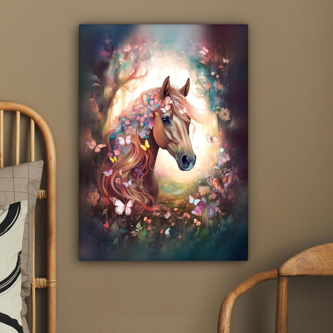 MuchoWow© Leinwände 60x80 cm Wall Decoration Bilder Kinderzimmer Mädchen Pictures Canvas Painting Wa
